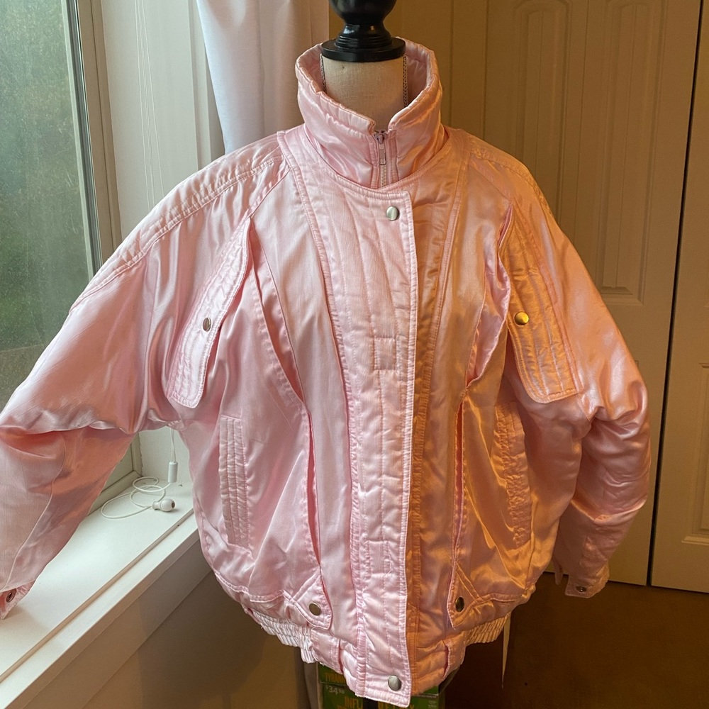 80’s Vintage Satin-feel Ski Jacket